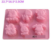 Chinese Zodiac Silicone Mould - 02 For Resin, Candy, Candle and Chocolate by Resin Art NZ