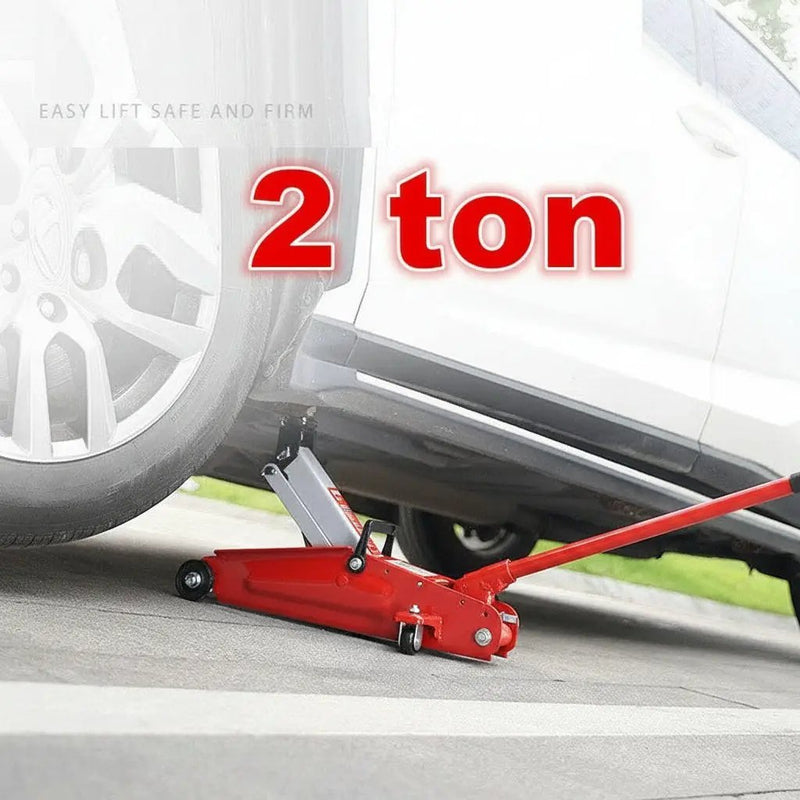 2 Ton Hydraulic Floor Trolley Jack Lifting Car Van SUV UPTO 32CM by dealonline.co.nz
