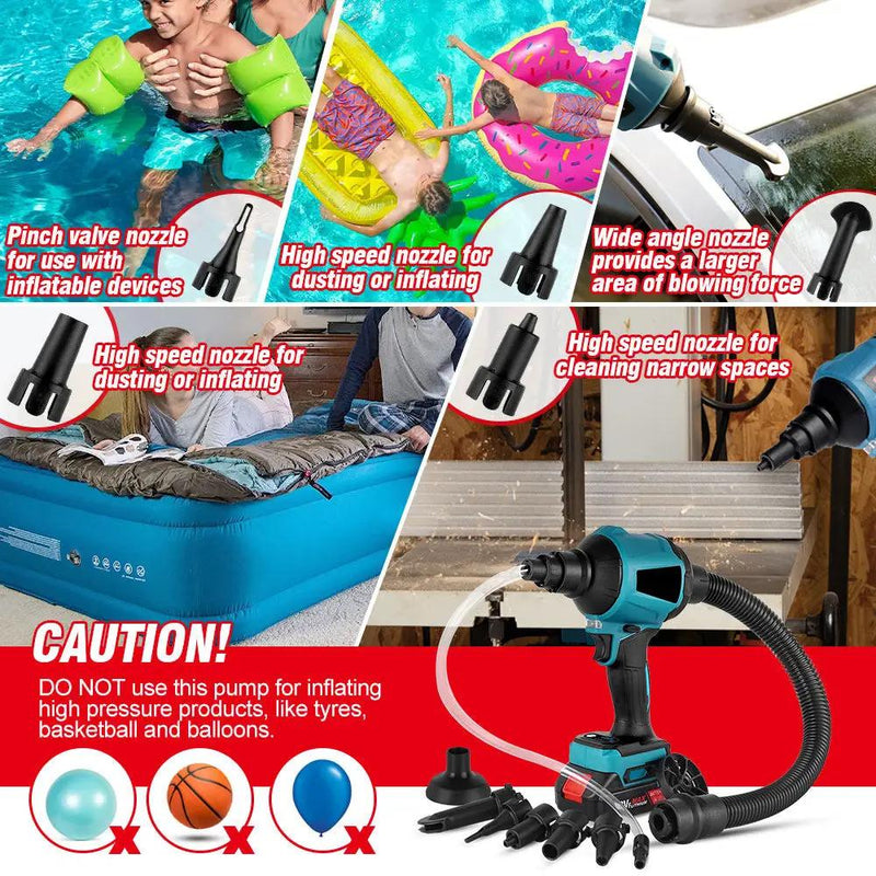 Cordless Air Duster Dust Blower Inflator Cleaner Fits Makita 18V Battery by salelink.co.nz