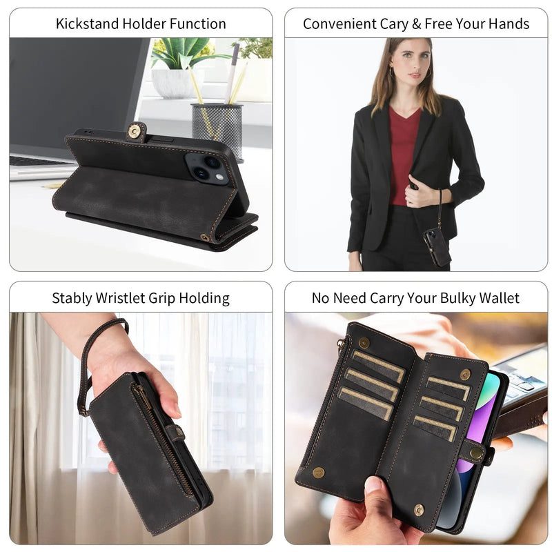 iPhone 15 Pro Max Case Wallet by salelink.co.nz