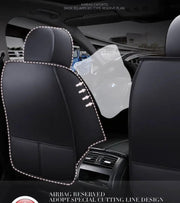 Car Seat Cover Faux Leather Cushion 5 Seater Full Set Front Rear Premium Quality by dealonline.co.nz
