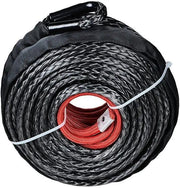 Winch Rope 29M Dyneema Synthetic Car Tow Recovery Cable 4WD BLK by salelink.co.nz