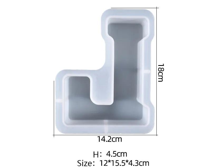 Alphabet Letter Moulds - Individual - Super Large by Resin Art NZ