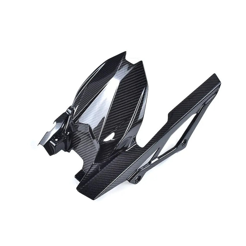 Kawasaki ZX4R (Mudguard & Chain Guard) Dry Carbon by CARBONISE