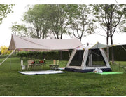 Square Sun Shade Sail – Waterproof Outdoor Canopy for Garden, Patio, and Parties GAYL5203 by ECOTREK