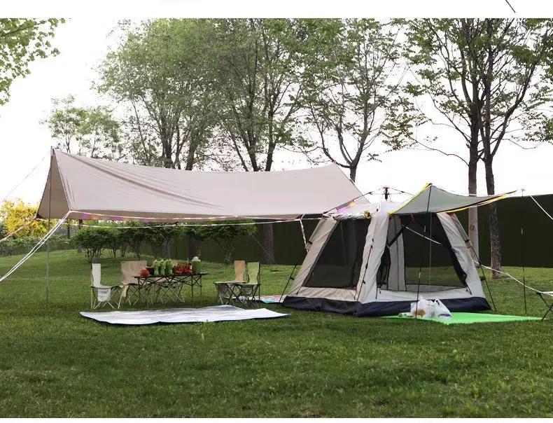 Square Sun Shade Sail – Waterproof Outdoor Canopy for Garden, Patio, and Parties GAYL5203 by ECOTREK