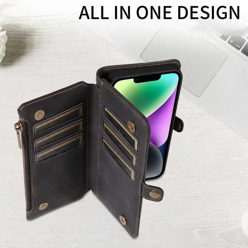 iPhone 15 Pro Max Case Wallet by salelink.co.nz