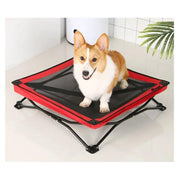 M Pet Bed Dog Cat Bed Mesh Elevated Raised Indoor Sleeping Cot by dealonline.co.nz