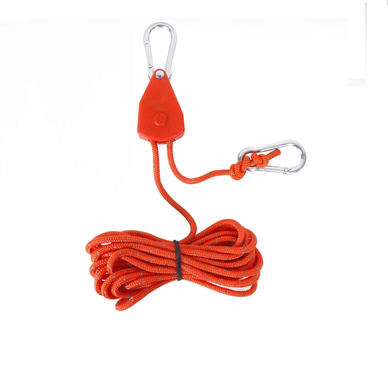 Ecotrek Reflective Ratchet Guy Ropes – Adjustable Tent Tie Down Ropes with Pulley JP5687 by ECOTREK