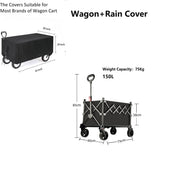 Ecotrek Folding Camping Trolley Heavy Duty Wagon Cart 150L XY1071 by ECOTREK