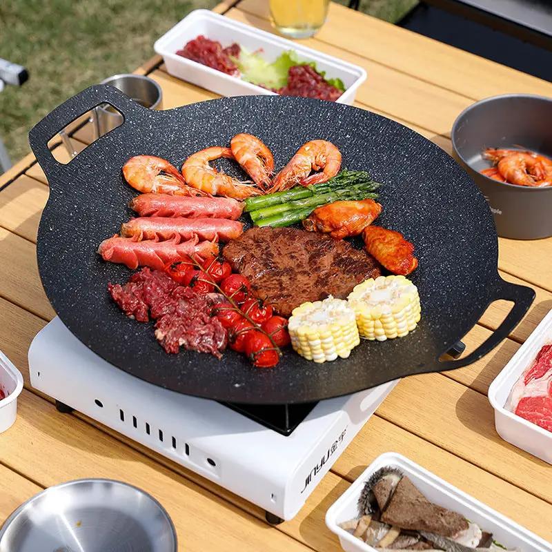 Portable BBQ Grill Pan - 30cm by salelink.co.nz