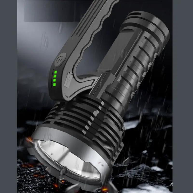 SL02 USB Rechargeable Brightness Long-rang LED Flashlight by dealonline.co.nz