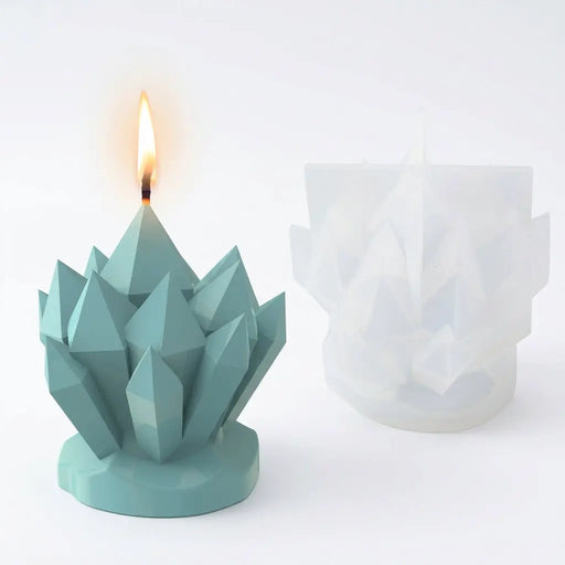 Resin Art NZ Moulds Candle Casting Mould with Resin, Cement, Candle - Crystal Cluster Candle Casting Mould with Resin, Cement, Candle - Crystal Cluster...