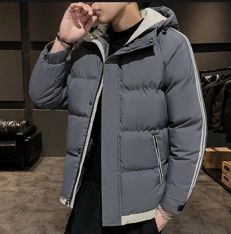 Men's Winter Jacket Grey L - 4XL by dealonline.co.nz