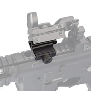 45 Degree Weaver/Picatinny Rail Scope Extended Riser Mount Laser Sight Flat by salelink.co.nz