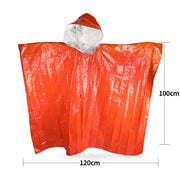 Ecotrek Emergency Thermal Blanket & Raincoat – Compact, Waterproof LCK7011 by ECOTREK