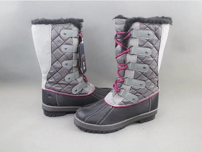 dealonline.co.nz dealonlinenz Winter Snow Boots For Women With Fluffy Collar And Fleece Lining Size 40 Winter Snow Boots Women Fluffy Collar Fleece Lining 40