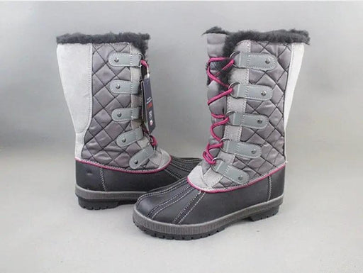 dealonline.co.nz dealonlinenz Winter Snow Boots For Women With Fluffy Collar And Fleece Lining Size 40 Winter Snow Boots Women Fluffy Collar Fleece Lining 40