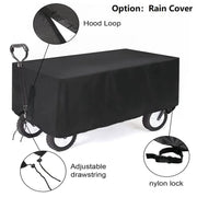 Ecotrek Foldable All-Terrain Wagon Cart 300L Heavy Duty Beach Cart XY1102 by ECOTREK