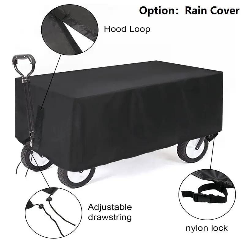 Ecotrek Foldable All-Terrain Wagon Cart 300L Heavy Duty Beach Cart XY1102 by ECOTREK