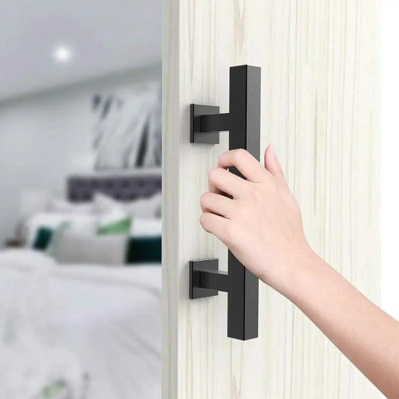 12'' Barn Door Handle Black by salelink.co.nz