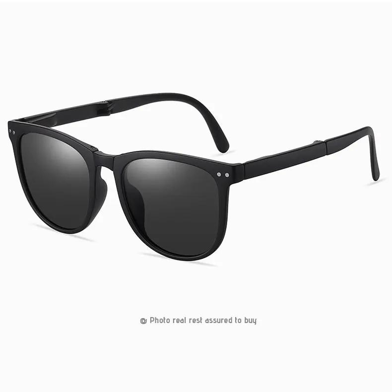 Foldable HD Polarized Lens Sunglasses Anti-Blue Ray Hydrophobic by dealonline.co.nz