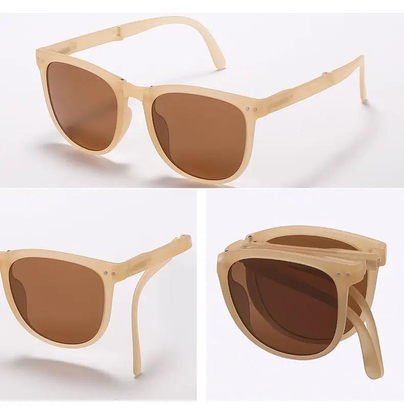 Foldable HD Polarized Lens Sunglasses Anti-Blue Ray Hydrophobic by dealonline.co.nz