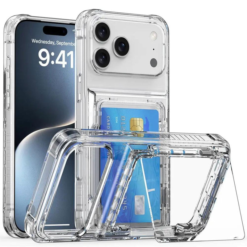 iPhone 17 Pro Case Clear Card by salelink.co.nz