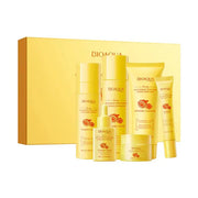 BIOAQUA Turmeric Antioxidant Soothing & Hydrating 6 piece Skincare Gift Set by Poppy Gifts
