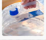 Ecotrek Outdoor Folding Water Bucket - Portable Collapsible Water Storage with Tap by ECOTREK