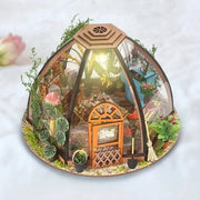 Poppy Gifts Gift DIY Miniature Greenhouse Garden Kit With LED Light DIY Miniature Greenhouse Garden Kit With LED Light