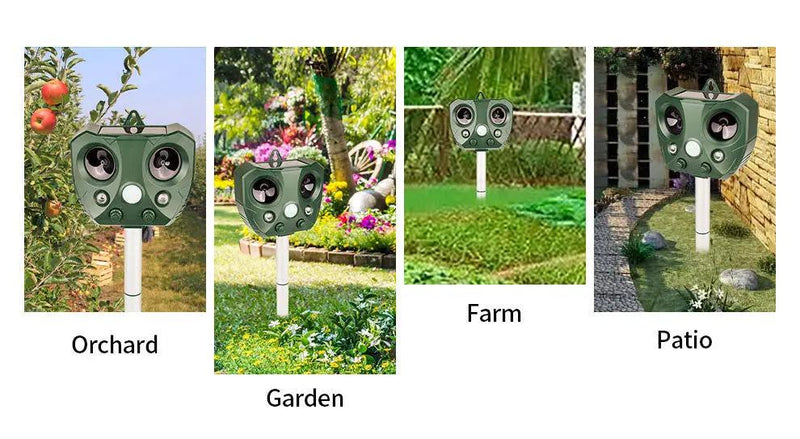 Solar Ultrasonic Bird Repeller Pest Animal Possum Deterrent by salelink.co.nz