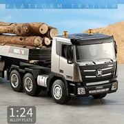 2.4G Wireless Electric Alloy Remote Control Truck & Trailer with Lights & Sounds by dealonline.co.nz