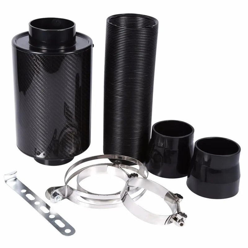 Universal Car Carbon Fibre Cold Air Filter by salelink.co.nz