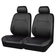 Universal Fit Faux Leather Full Set Black Automotive Seat Covers fits by dealonline.co.nz
