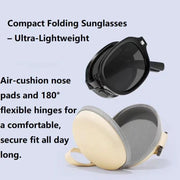 Ecotrek Polarised Folding Rectangular Sunglasses – UV380 Lightweight LX16-21 by ECOTREK