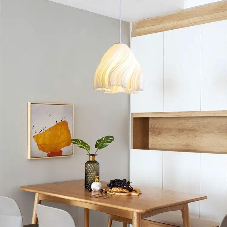 Modern White Lampshade Simple Pendant Light Hanging Lamp by salelink.co.nz
