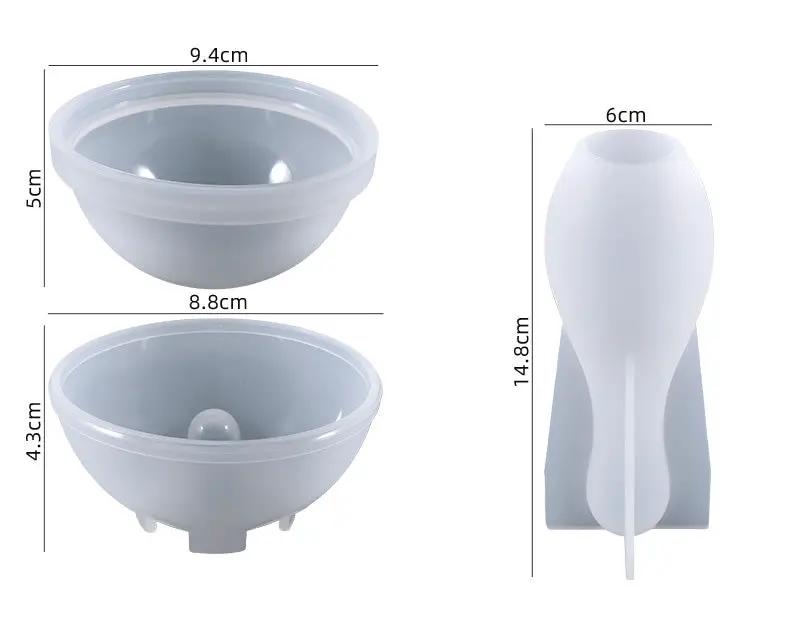Bowling Resin Mould, Bowling Pin and Ball Silicone Mould Crystal Sphere Round Casting Moulds for Mini Desktop Bowling Game by Resin Art NZ