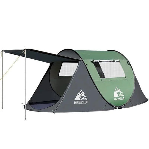 Boat-Shaped Pop-Up Camping Tent Large 260(L) x 150 (W) x 105(H)cm DYLF2712 by ECOTREK