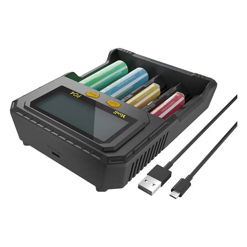 Smart Battery Charger 4 Slots by salelink.co.nz