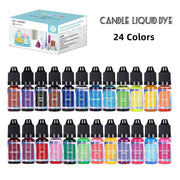 24 Colors Wax Melt Dye for Candle Making by salelink.co.nz