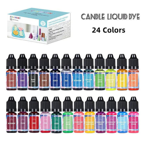 24 Colors Wax Melt Dye for Candle Making by salelink.co.nz
