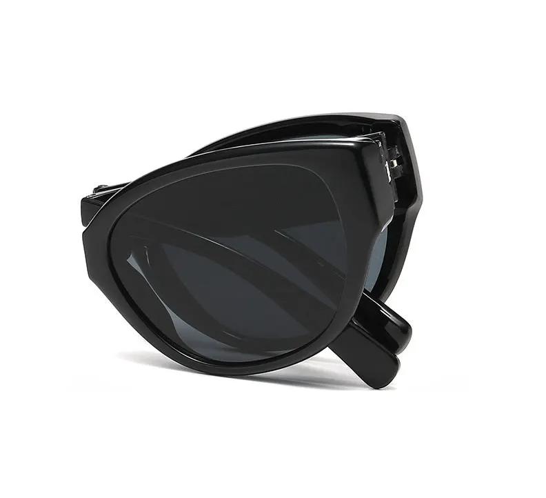 Ecotrek Women Polarised Folding Sunglasses – UV380 Retro Lightweight Shades LX18-21 by ECOTREK