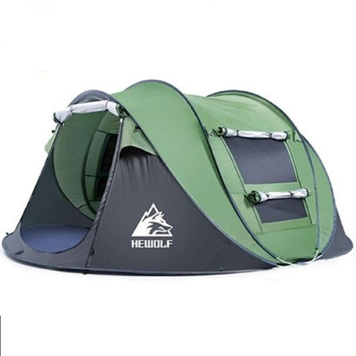 Boat-Shaped Pop-Up Camping Tent Large 280(L) x 200 (W) x 120(H)cm DYLF73910 by ECOTREK