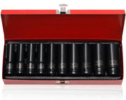 10pc 1/2 Inch Drive Deep Impact Socket Tool Set 8mm-22mm by dealonline.co.nz