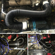 Universal Car Carbon Fibre Cold Air Filter by salelink.co.nz