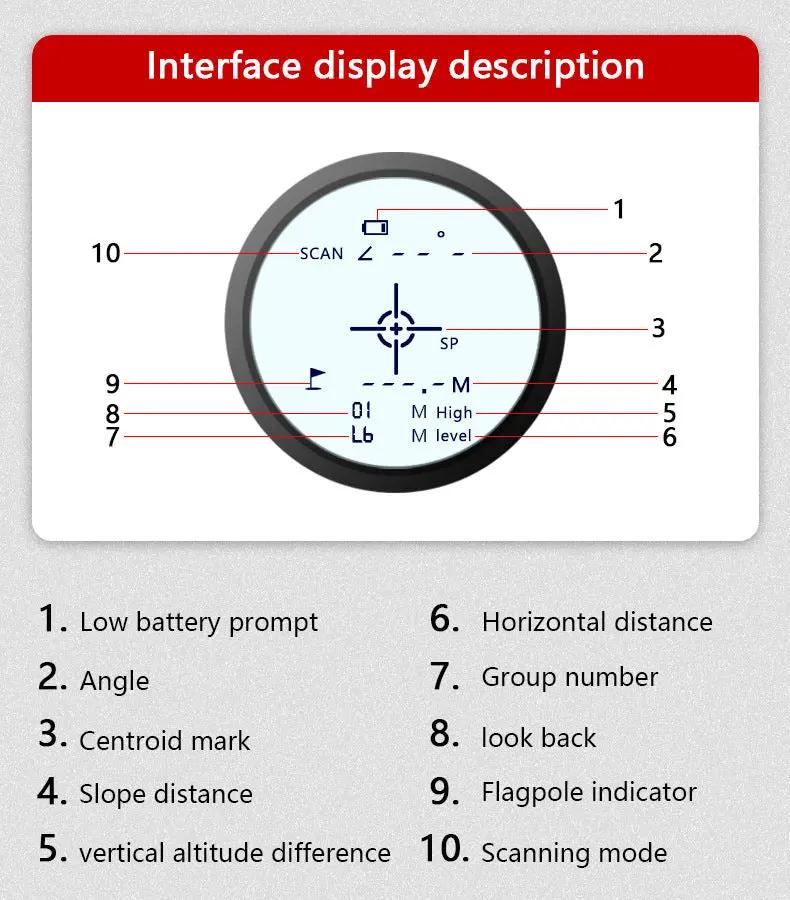 1000M Range Finder by salelink.co.nz