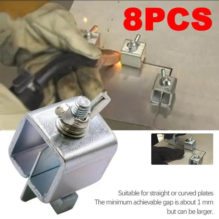 8x Panel Clamps Butt Welding Clip by salelink.co.nz