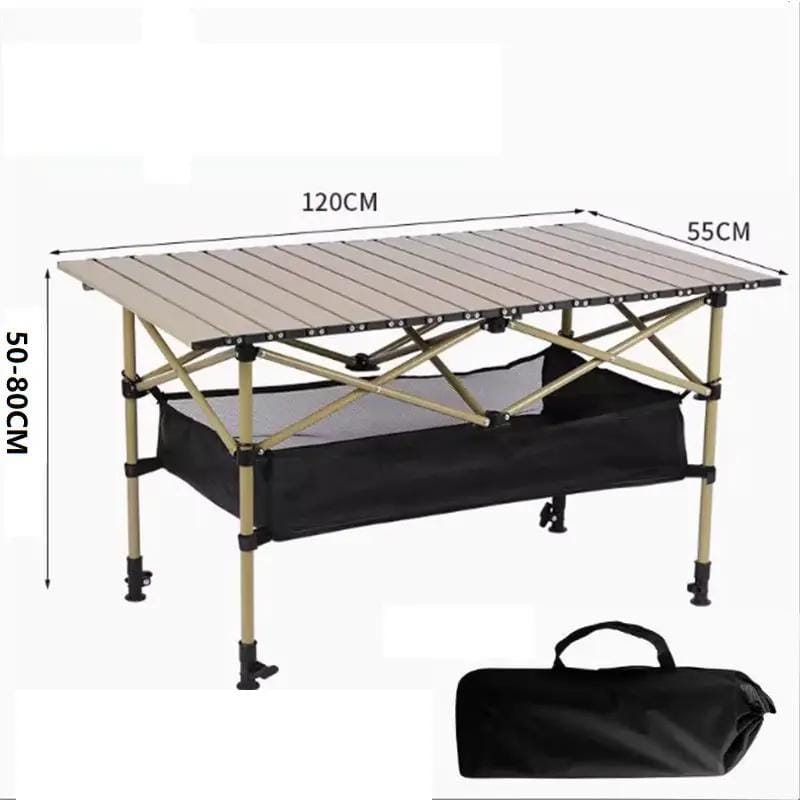 ECOTREK Table Ecotrek 120cm Length Foldable Camping Table – Portable Outdoor Table with Adjustable Height ZF1468 Ecotrek 120cm Length Foldable Camping Table – Portable Outdoor Table with Adjustable Height ZF1468