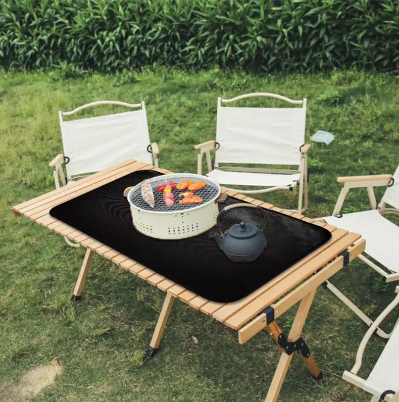 Ecotrek BBQ Grill Mat - Fireproof Deck & Patio Protector, Double-Sided Waterproof Oil-Proof HC12101 by ECOTREK
